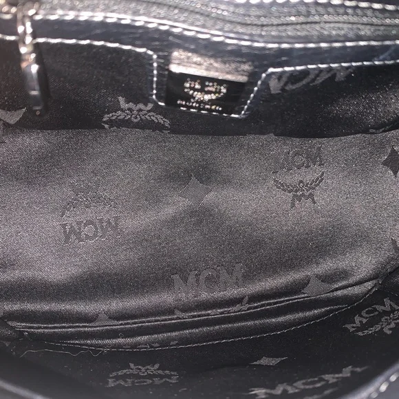 MCM Black Crossbody Bag with Monogram - Picture 11 of 16
